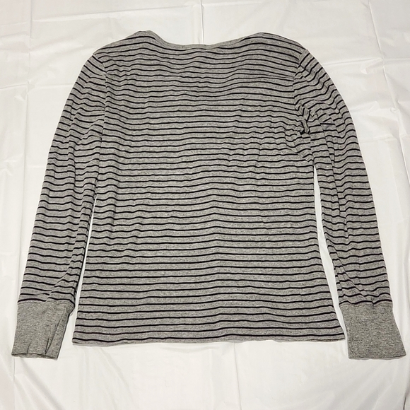 BCBG Paris Striped Henley Top - Picture 5 of 5